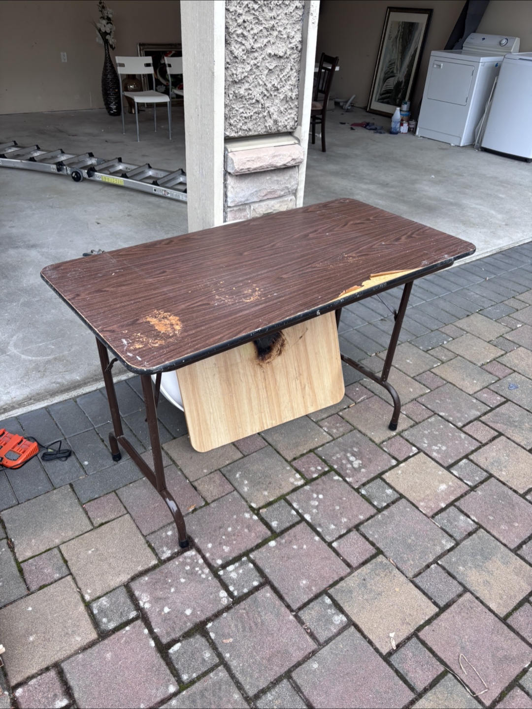 Folding Table - Brown