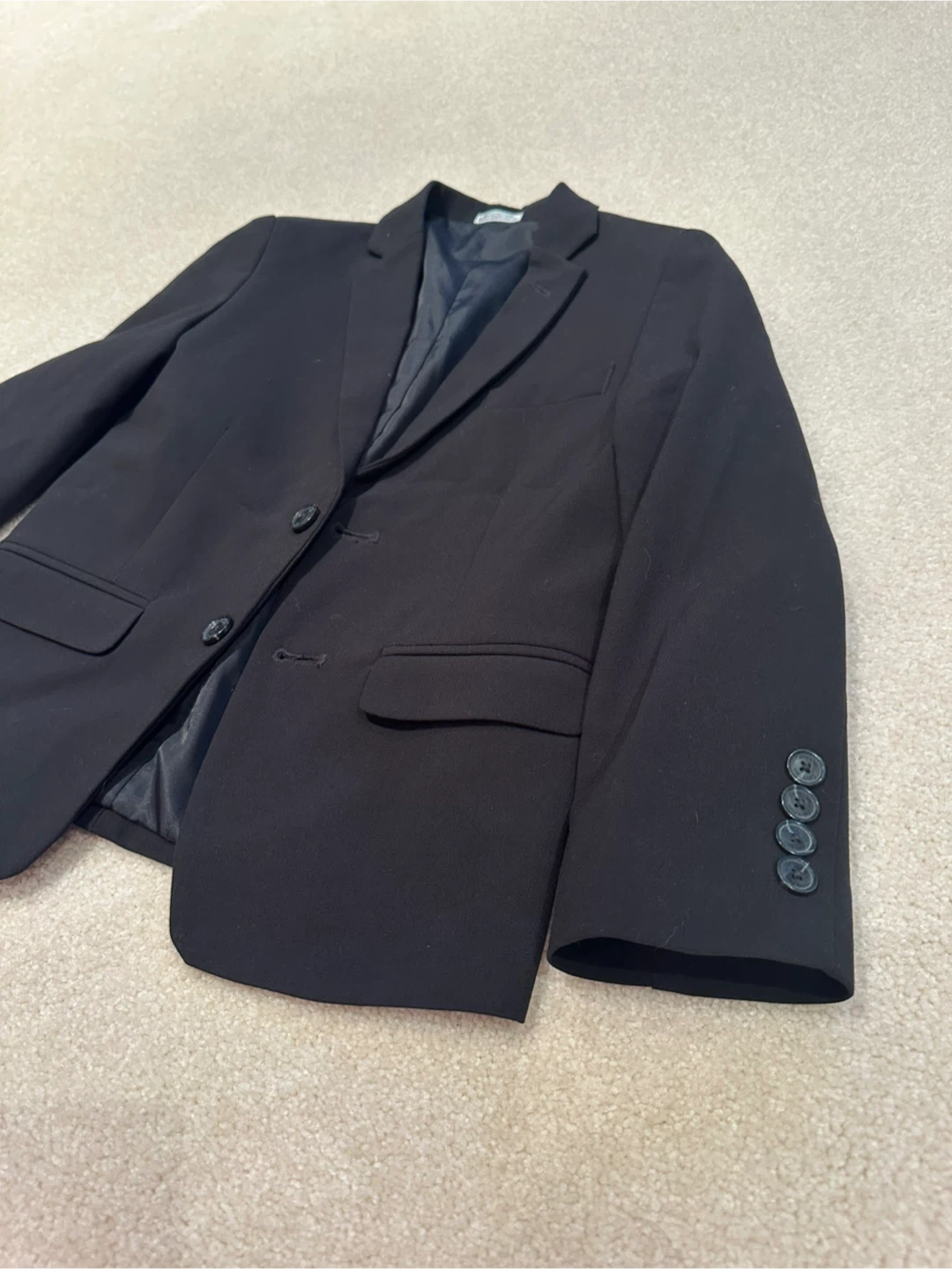 Kid’s Suit – Calvin Klein, Size 8 (Regular) – Black – $20 - photo 4