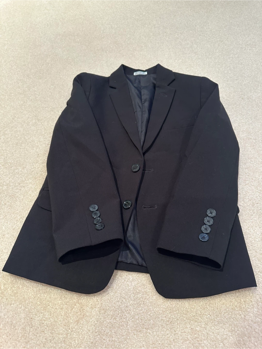 Kid’s Suit – Calvin Klein, Size 8 (Regular) – Black – $20 - photo 5