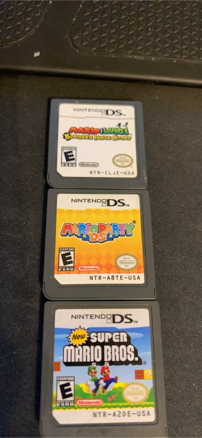Nintendo DS Games: Mario & Luigi, Mario Party, New Super Mario