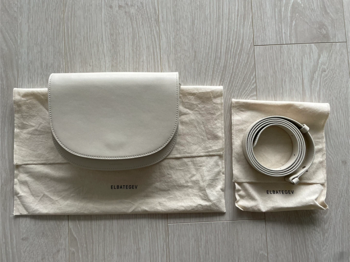 ELBATEGEV Shoulder Bag - Ivory color