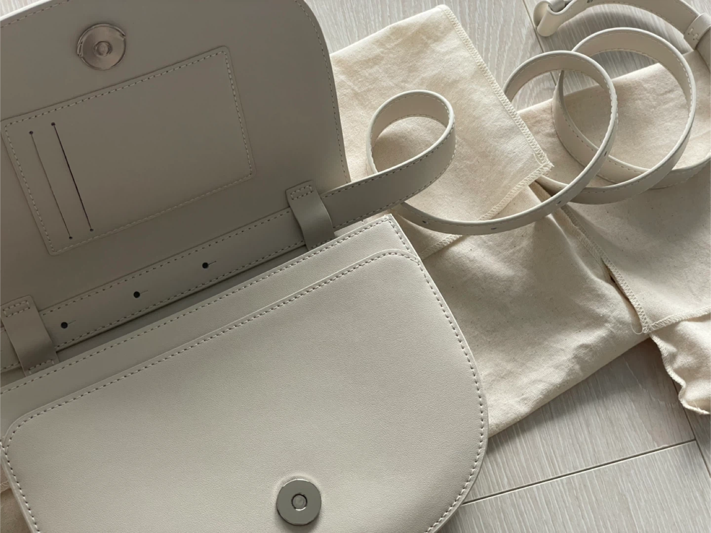 ELBATEGEV Shoulder Bag - Ivory color - photo 5