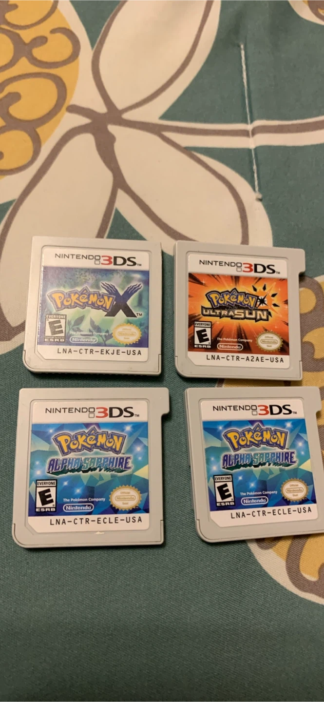 Pokemon X, Ultra Sun, Alpha Sapphire - Nintendo 3DS Games