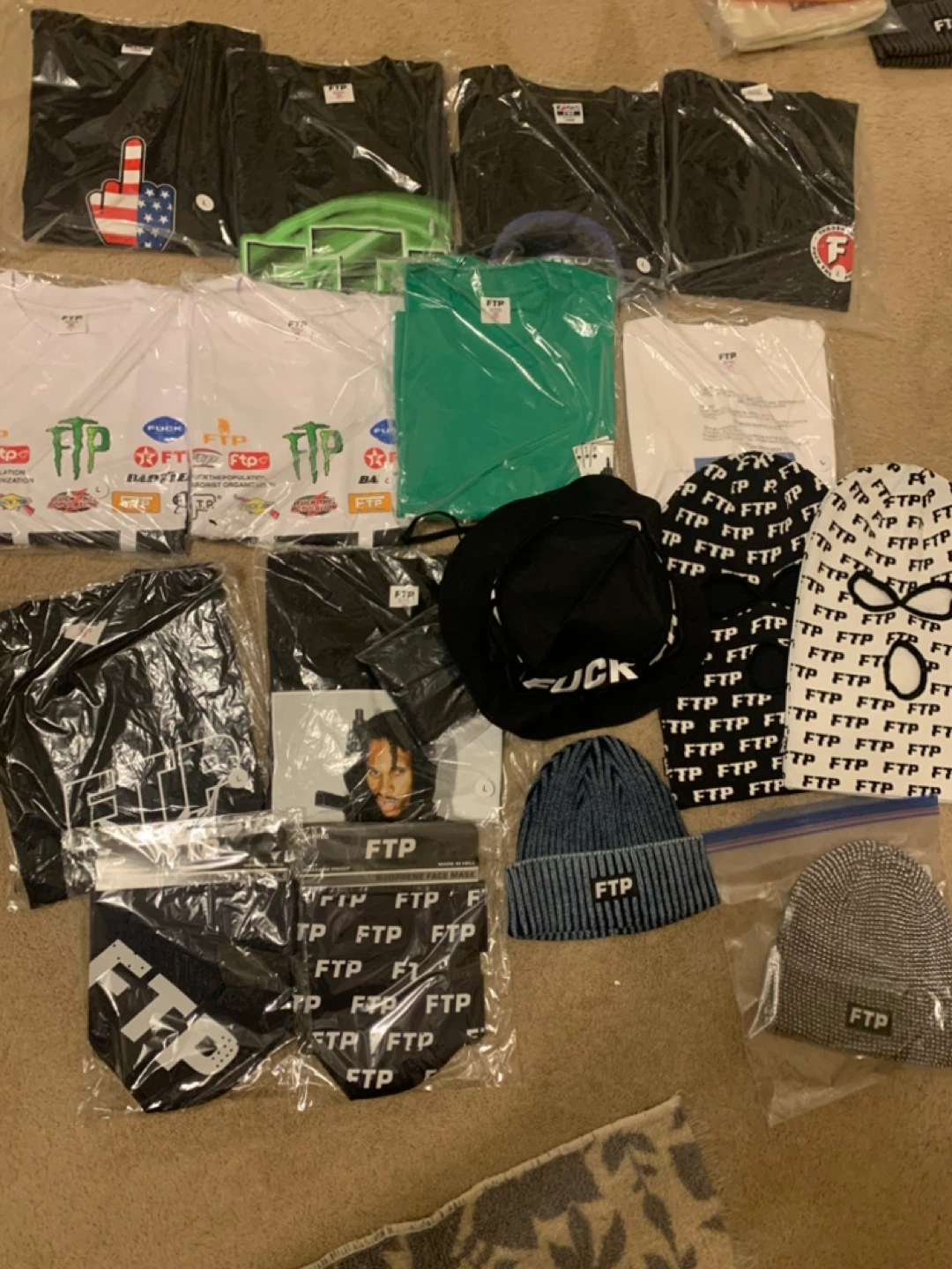 FTP T-shirts, Hats, and More - Size L