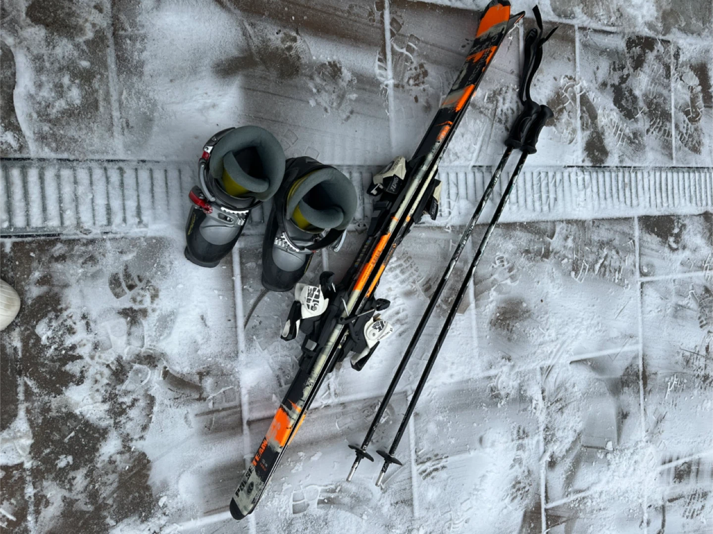 Kids Skis Set – Skis, Ski Poles and Boots - photo 2