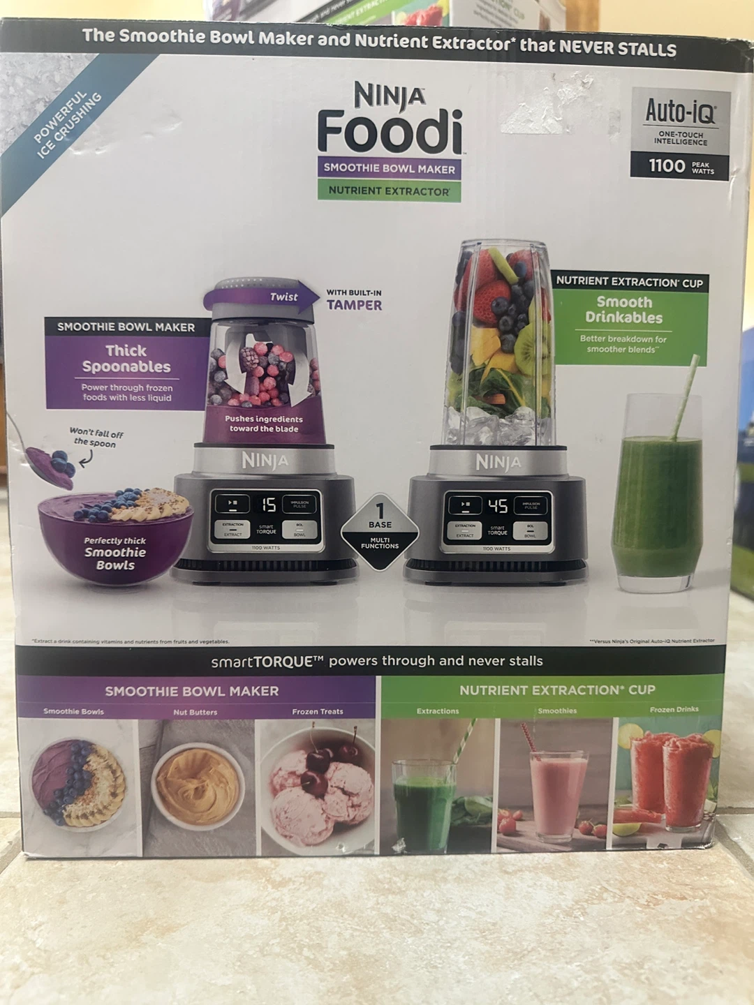 Brandnew Ninja Foodi Smoothie Bowl Maker and Nutrient Extractor