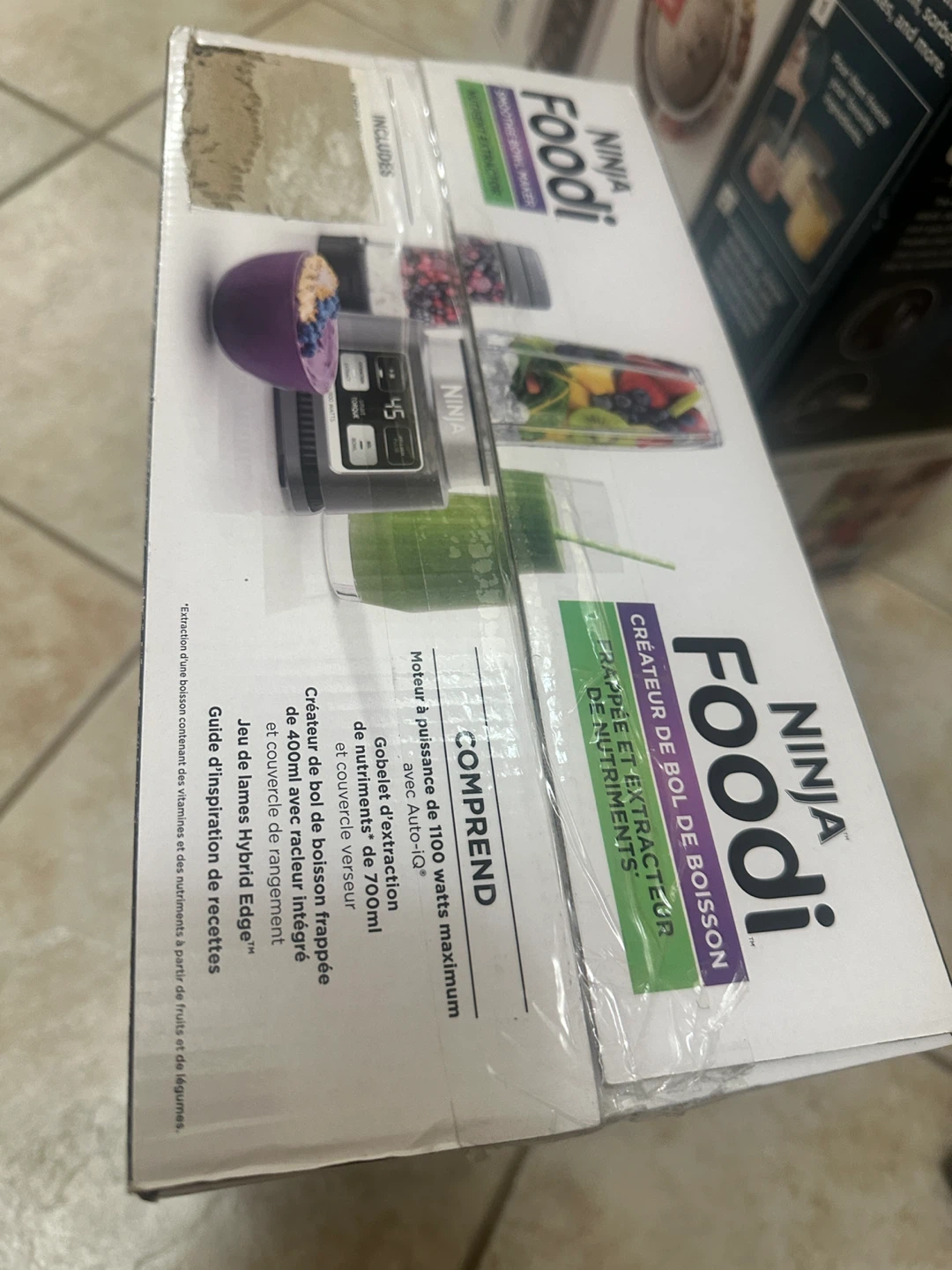 Brandnew Ninja Foodi Smoothie Bowl Maker and Nutrient Extractor - photo 3