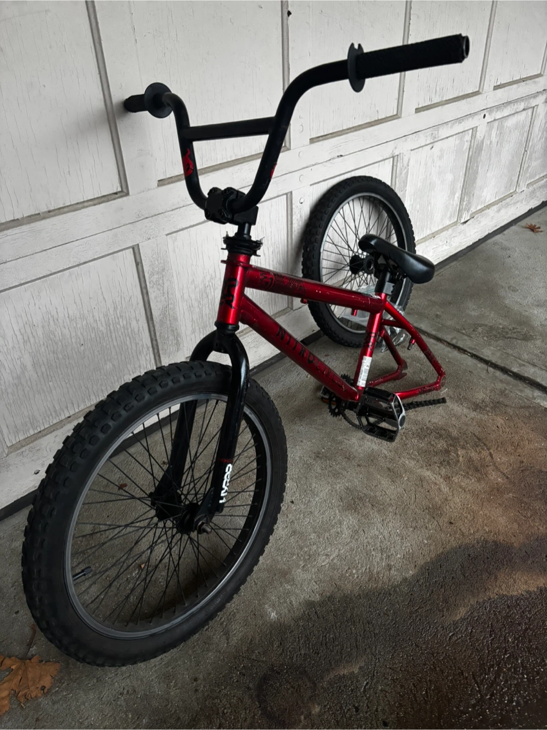 Hyper bmx bike with taken apart Freecoaster