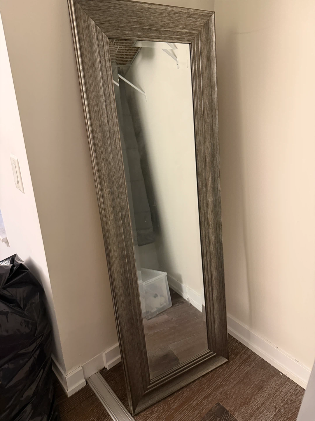 Full Length Mirror with Wood Frame - photo 2