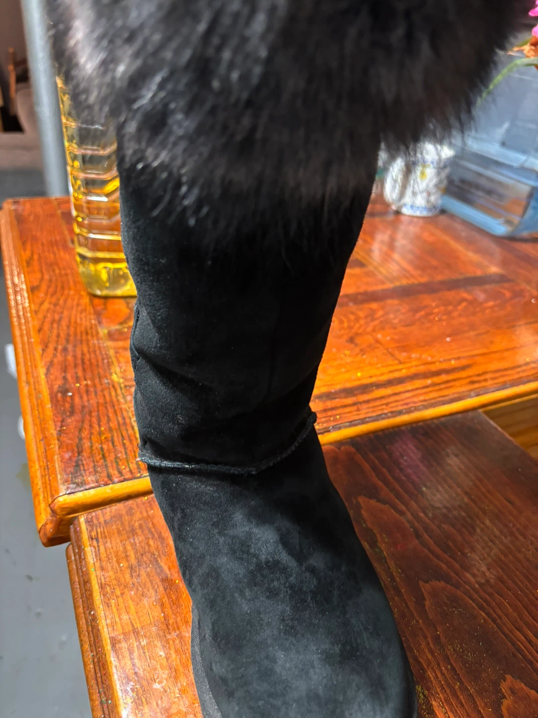UGG Black Suede Boots