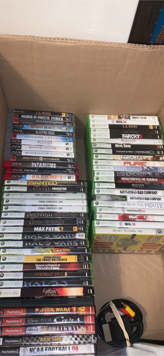 Mixed Lot of PS3 and Xbox 360 Games