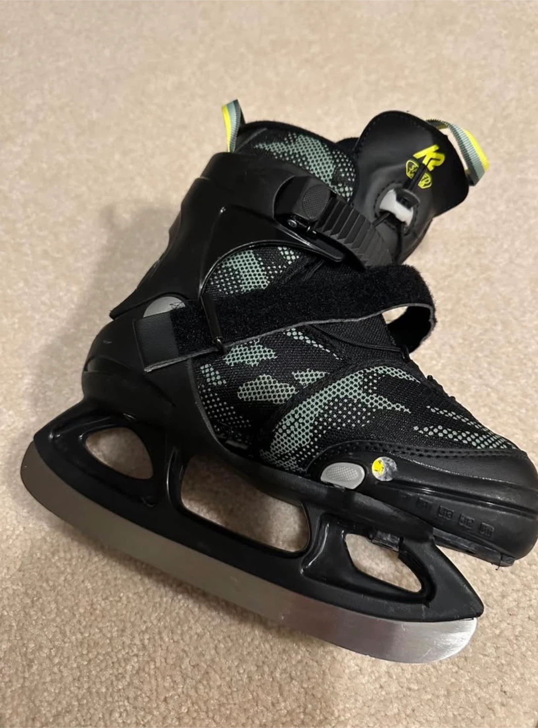 Kid’s Adjustable Ice Skates with Hockey Blades US Size 11-2 - photo 3