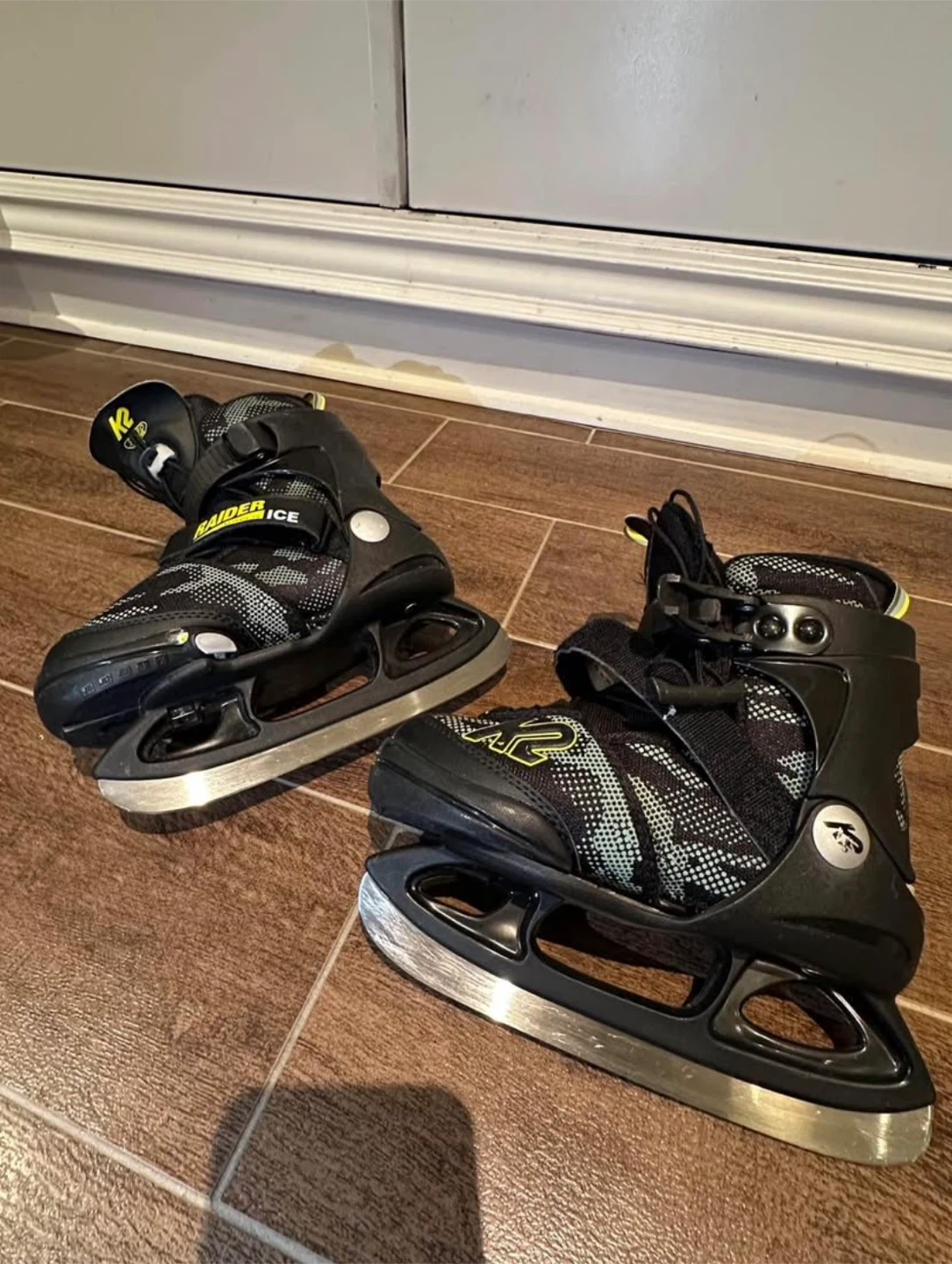Kid’s Adjustable Ice Skates with Hockey Blades US Size 11-2 - photo 5