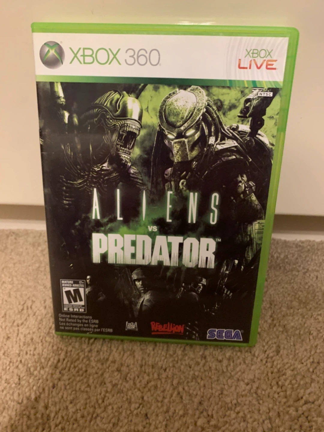 Aliens vs Predator - Xbox 360 Game