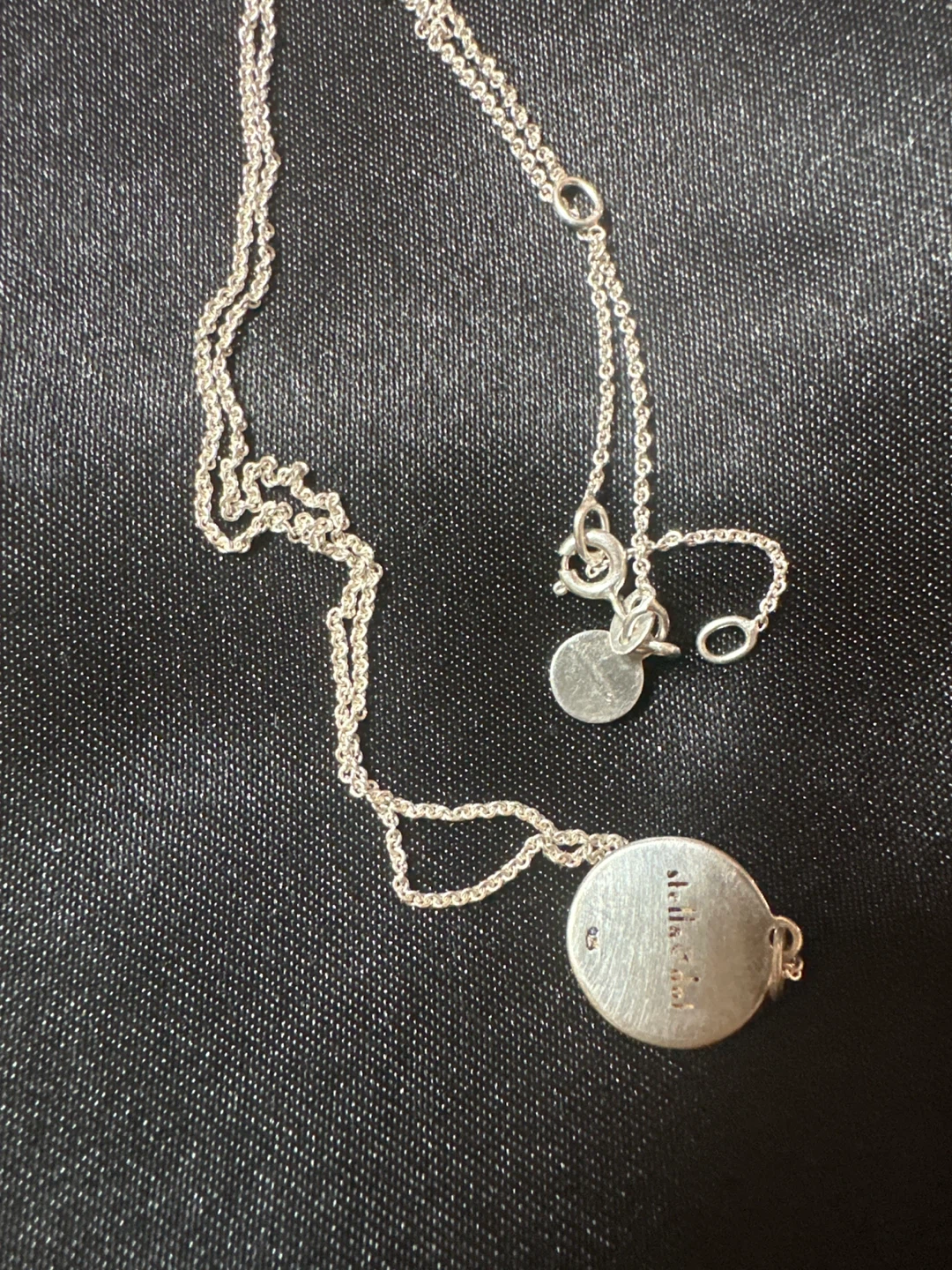 Stella & Dot 925 Silver Initial N Necklace - photo 2