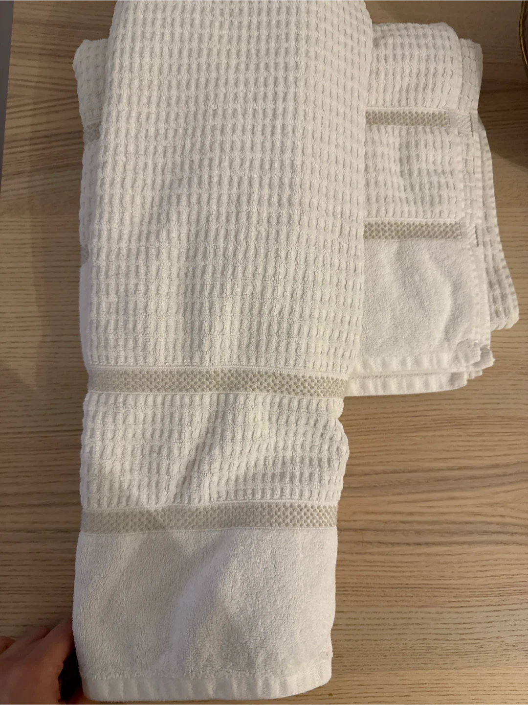 Set of 2 Towels - 100% Cotton - photo 3
