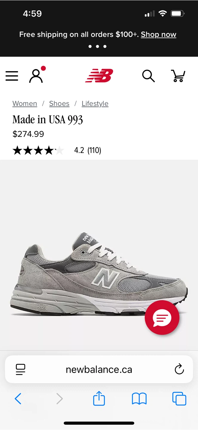 New Balance 993 Women's Size 8.5 - photo 5
