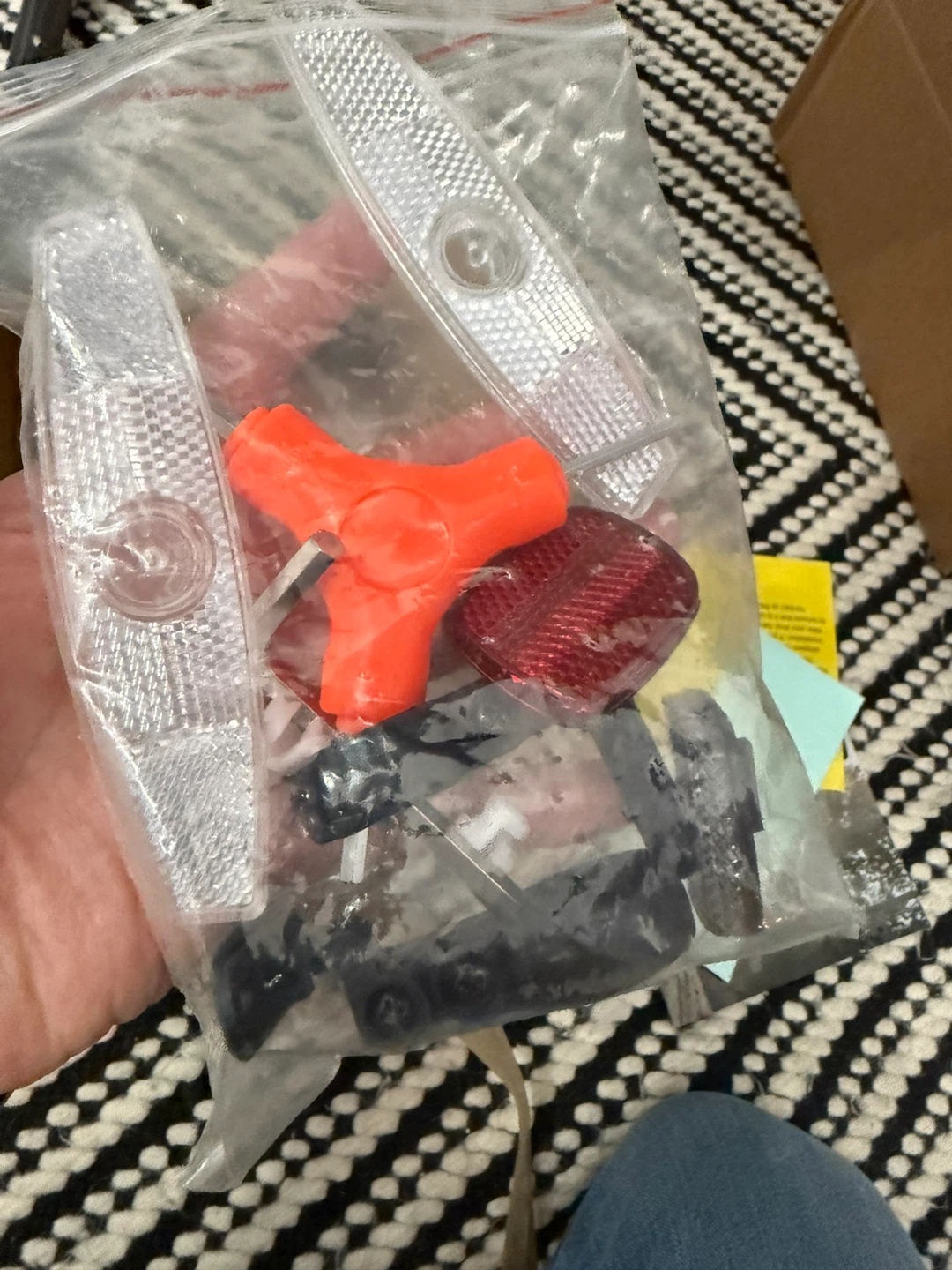 Bike Reflector Set - New in Bag with tools for bike