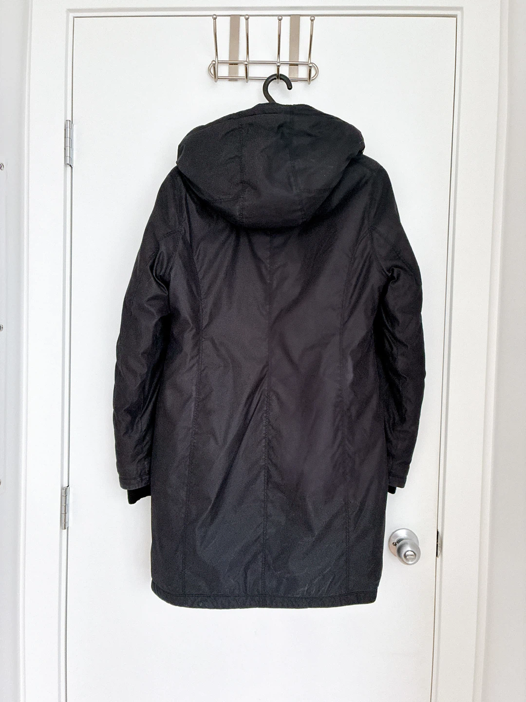 Babaton Black Winter Parka - Size M - photo 2