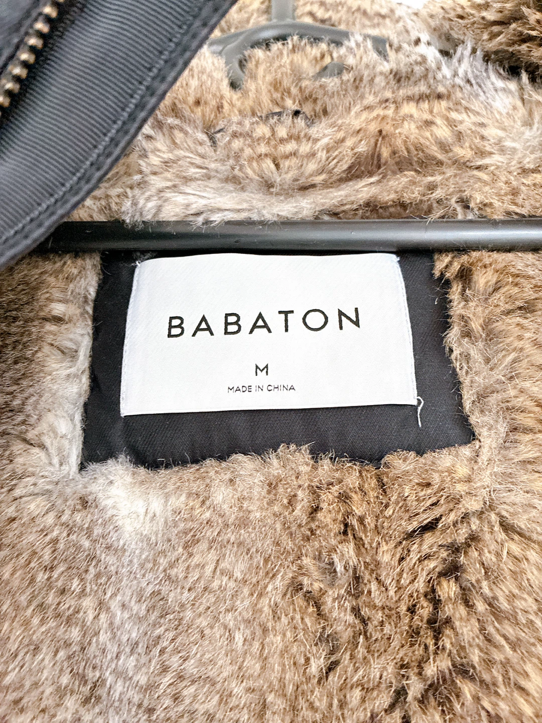 Babaton Black Winter Parka - Size M - photo 5