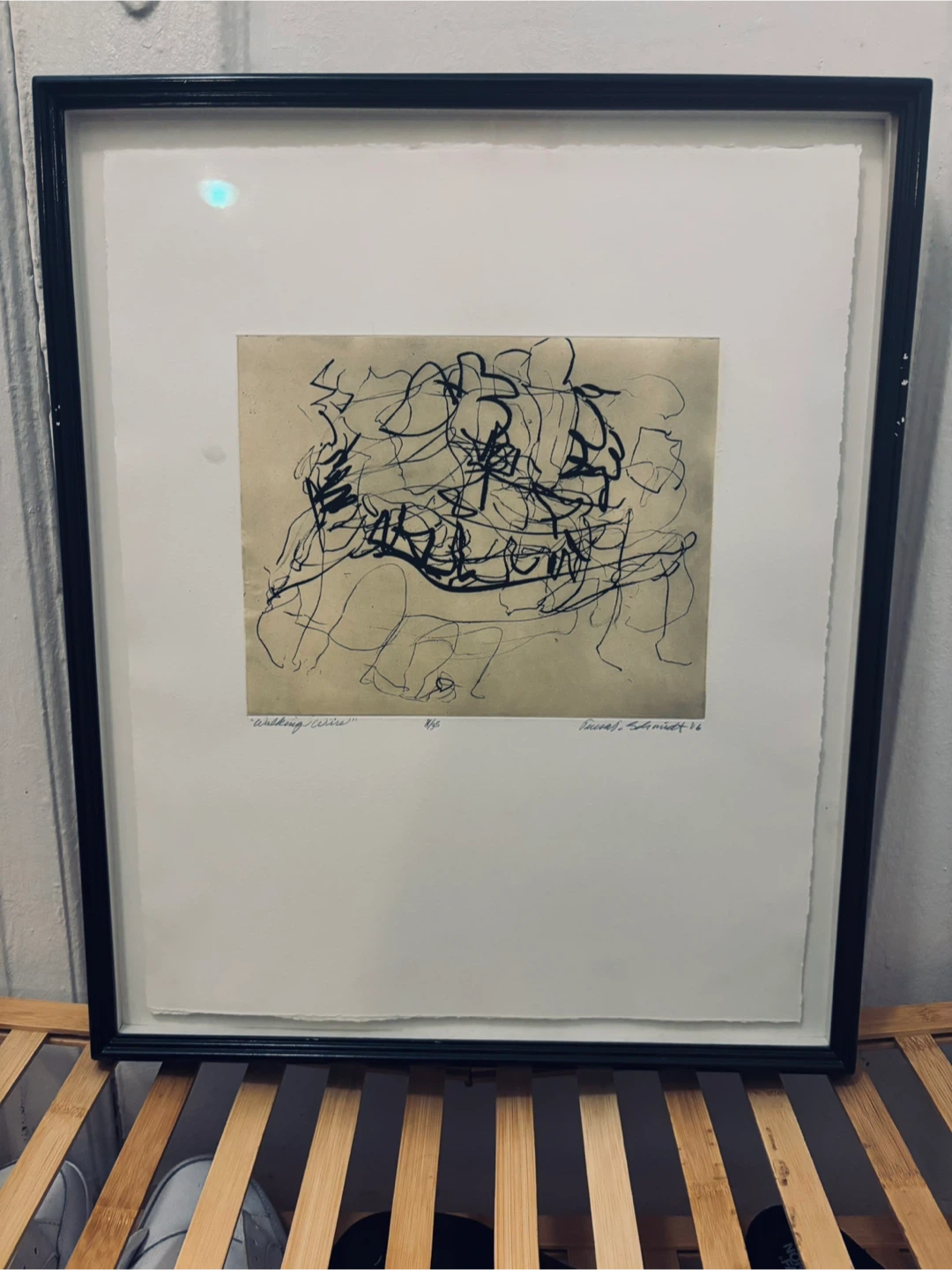Framed Abstract Art Print - Signed - photo 3