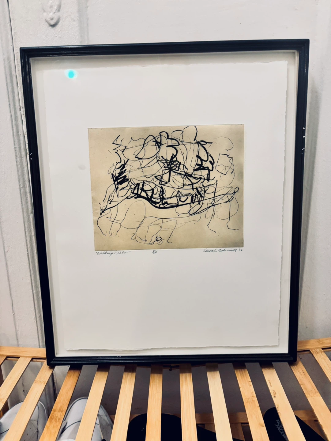 Framed Abstract Art Print - Signed - photo 2