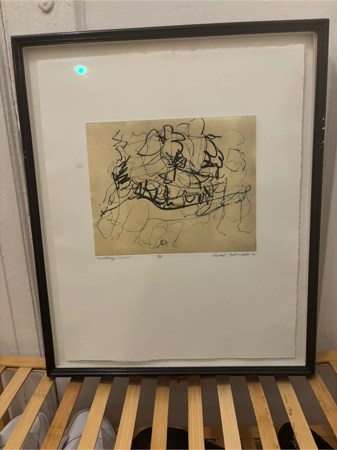 Framed Abstract Art Print - Signed - photo 4
