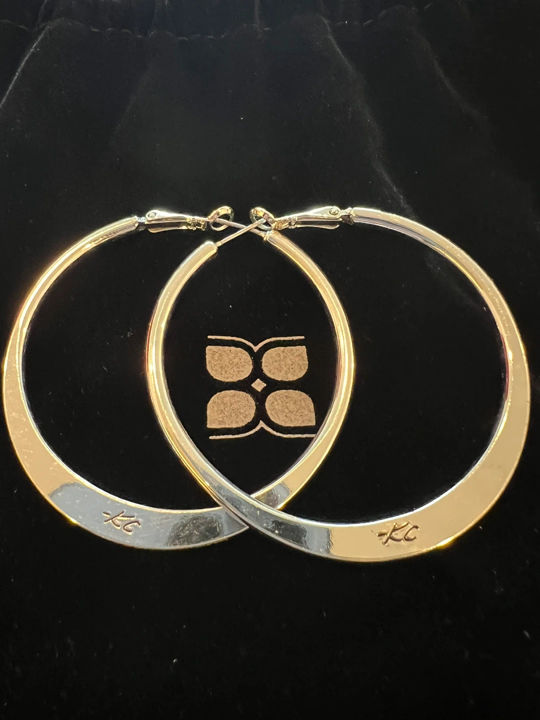 Kenneth Cole Silver Hoop Earrings