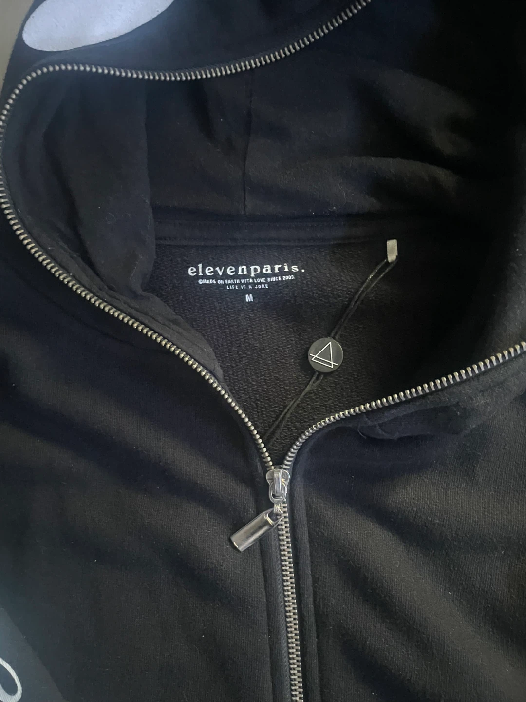Eleven Paris Black Hoodie - Size M - photo 2