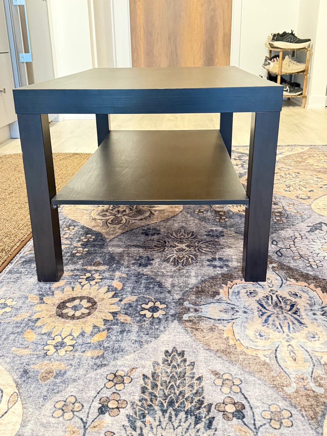 Black Coffee Table with Shelf - photo 3