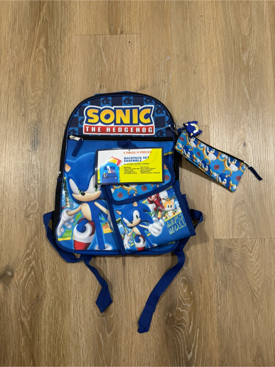 Sonic the Hedgehog Kids Backpack 5 in 1