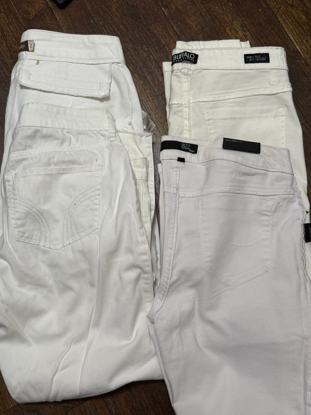 Assorted White Jeans: Hollister, Buffalo, 1822 Denim - photo 2