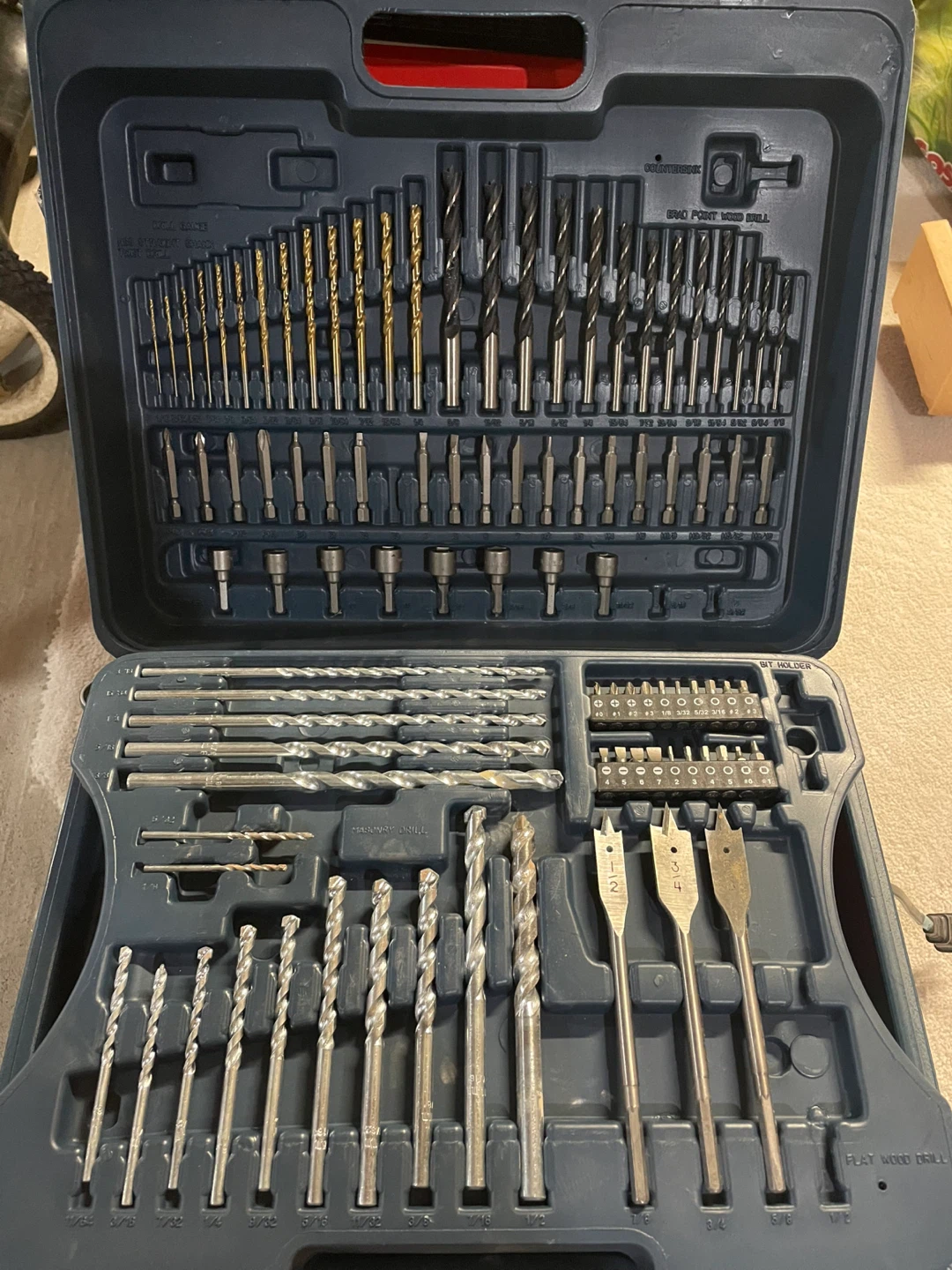 Mastercraft Hammer Drill with Drill Bit Set - photo 2