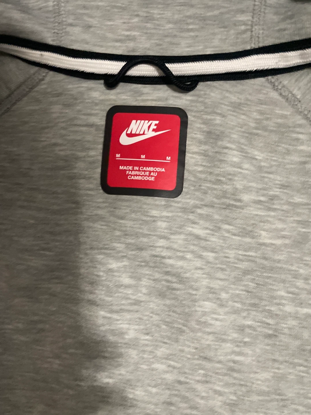 Nike Tech Fleece Hoodie - Grey, Size M - photo 3