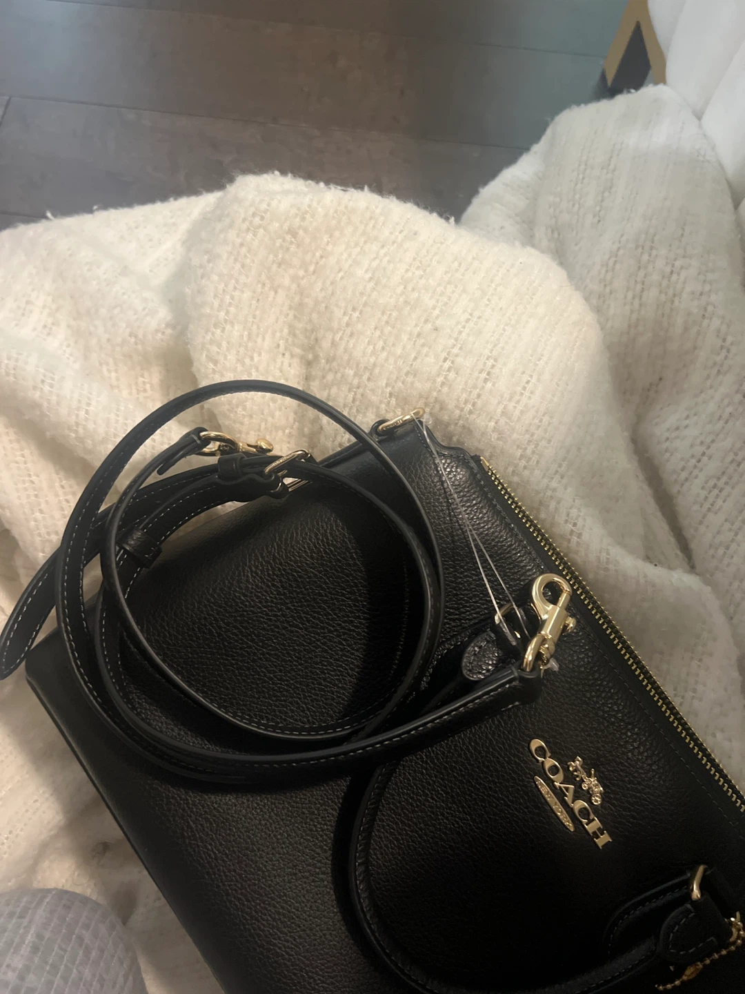 Coach Black Leather Satchel - photo 3