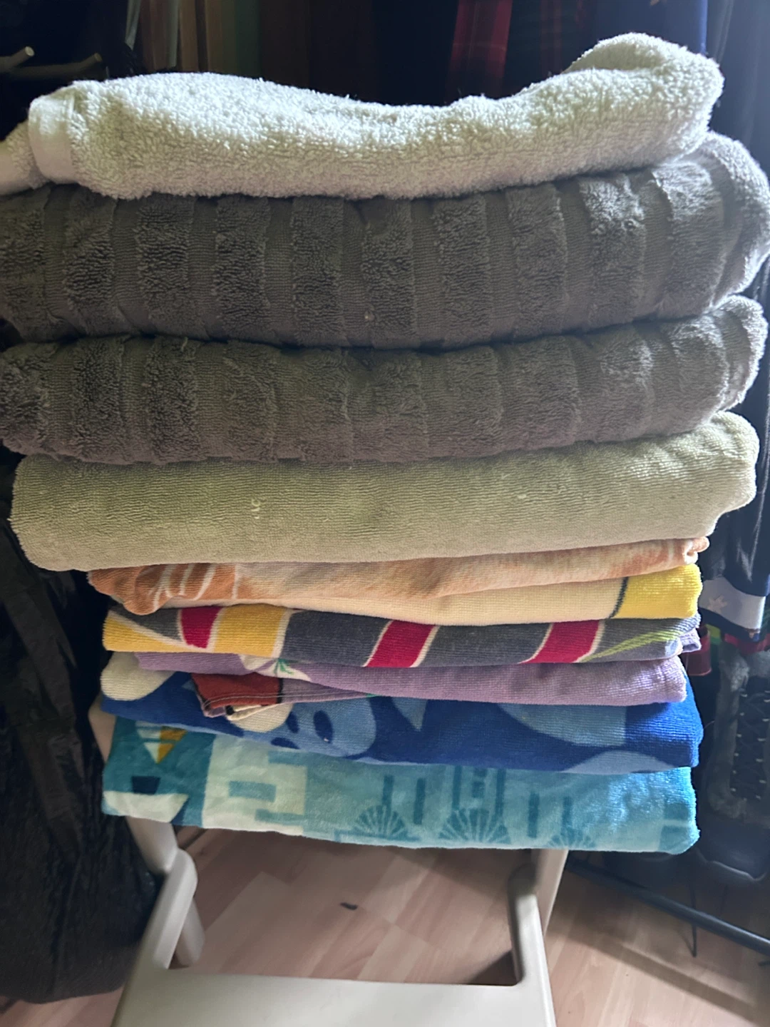 Assorted Used Towels - Variety of Colours & Patterns