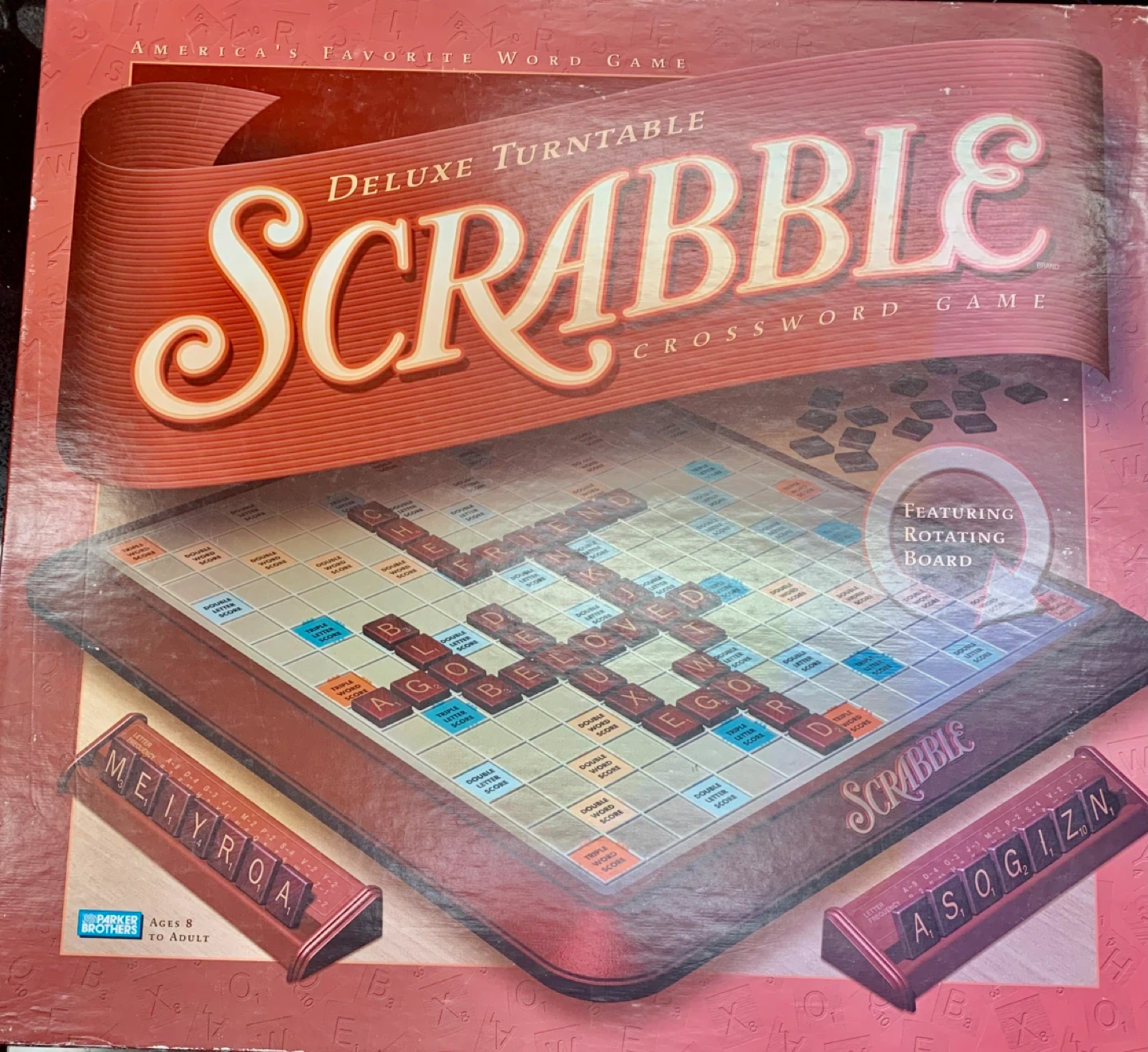 Parker Brothers Deluxe Turntable Scrabble Board Game - photo 5
