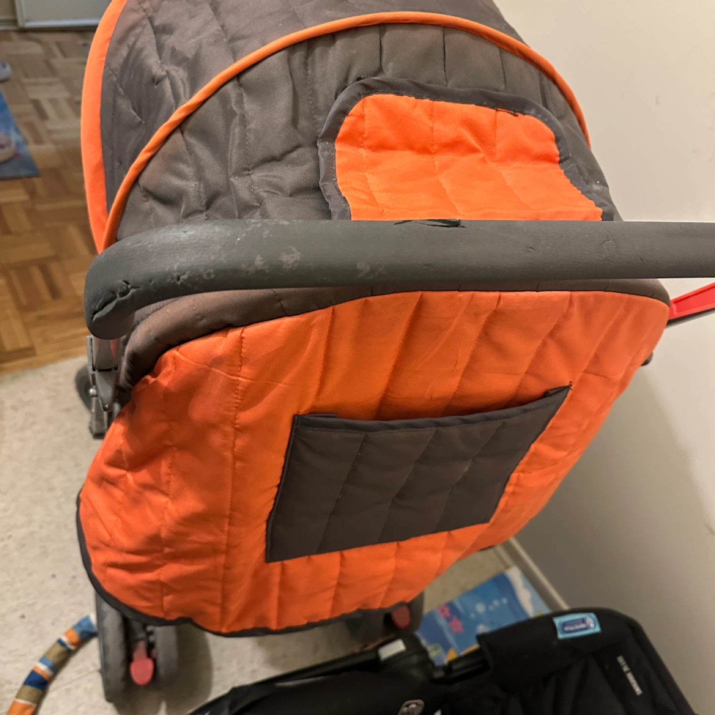 LuvLap Stroller - Orange & Brown - photo 2