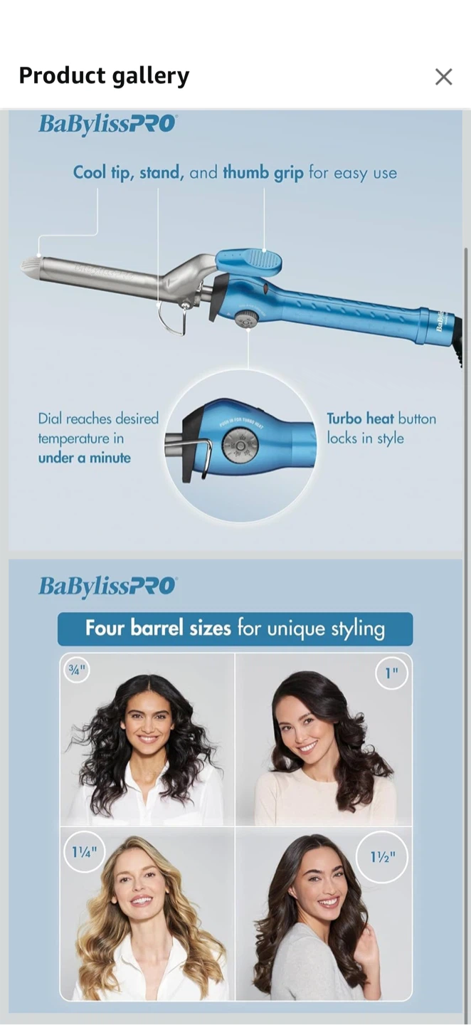 BaBylissPRO Nano Titanium 1" Curling Iron - New! - photo 2