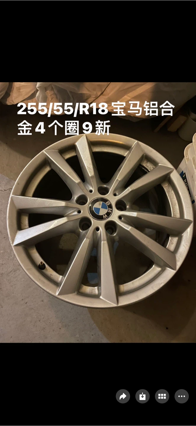 BMW 255/55/R18 Aluminum Alloy Wheels - Set of 4