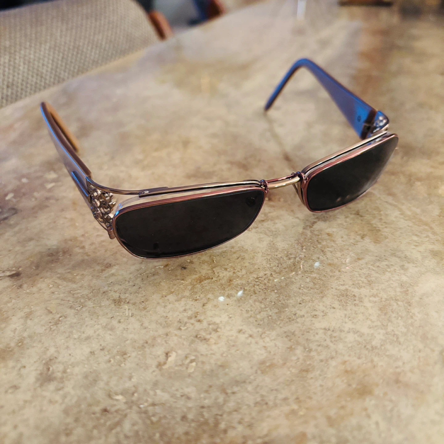 $485 YSL Yves Saint Laurent Glasses + Custom Clip-On Sunglass