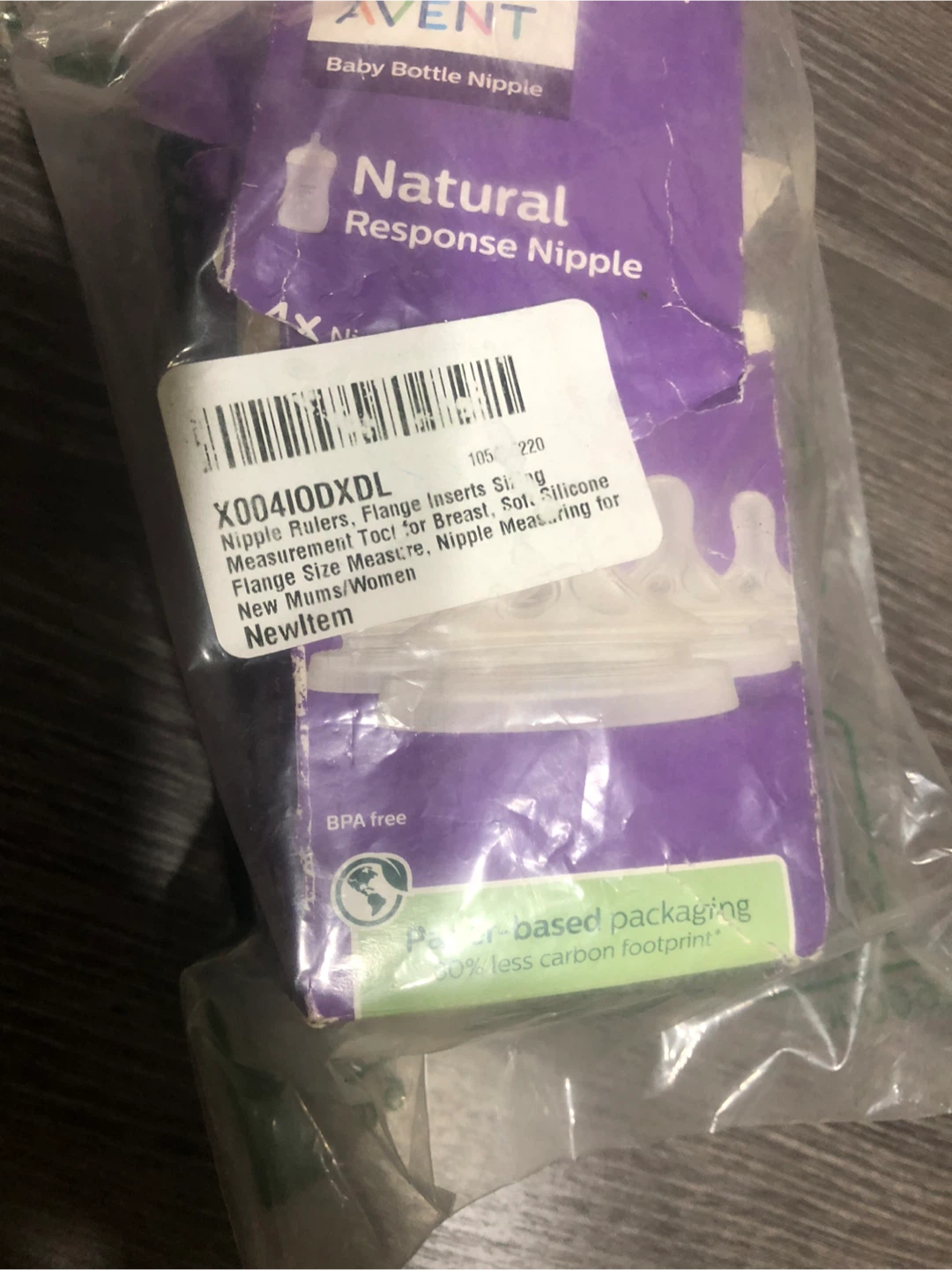 New Philips Avent Naturals Nipples Levels 2(8pack)