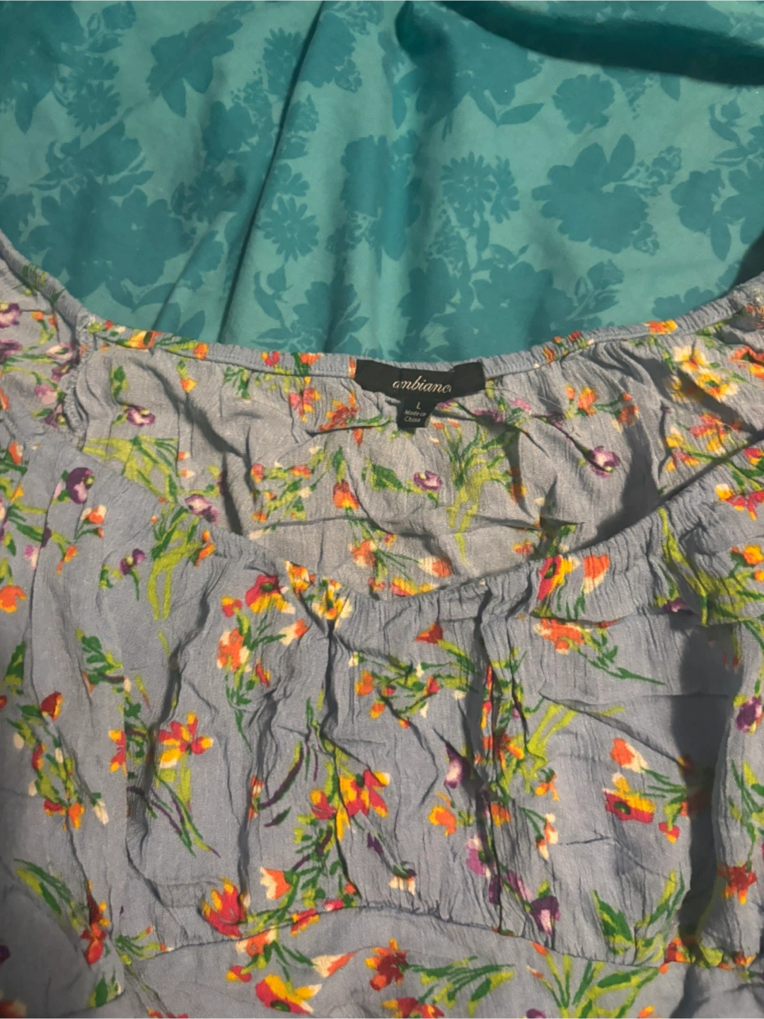 Ambience Floral Crop Top - Size L - photo 2