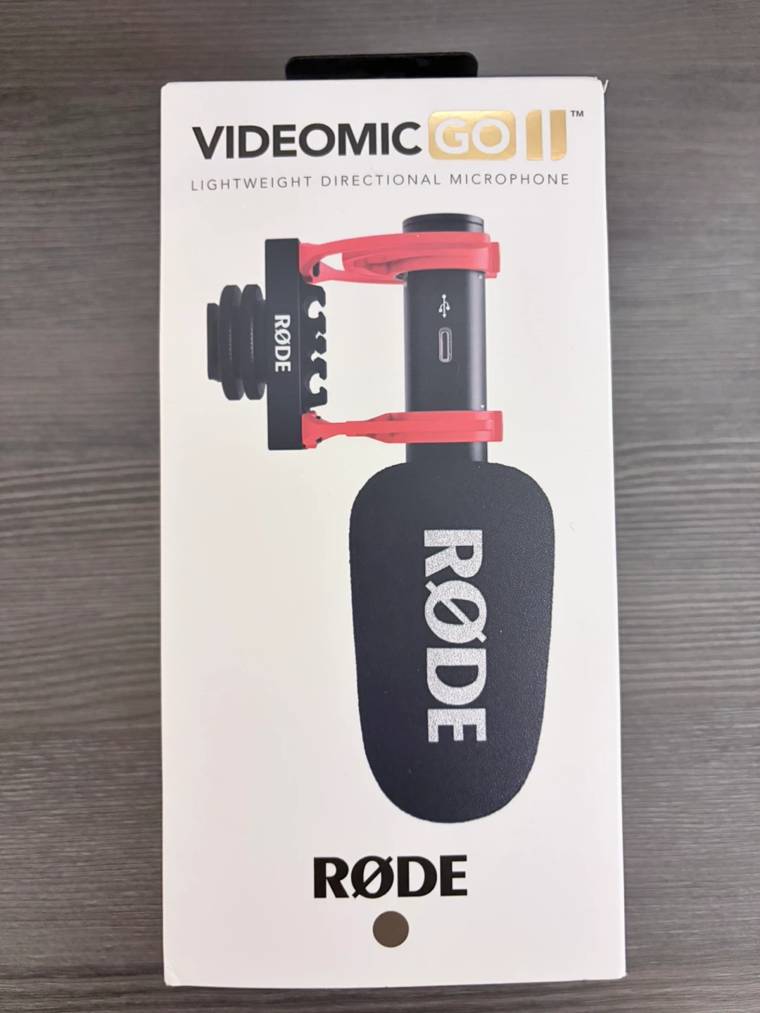 New Rode VideoMic GO II Lightweight Directional Microphone