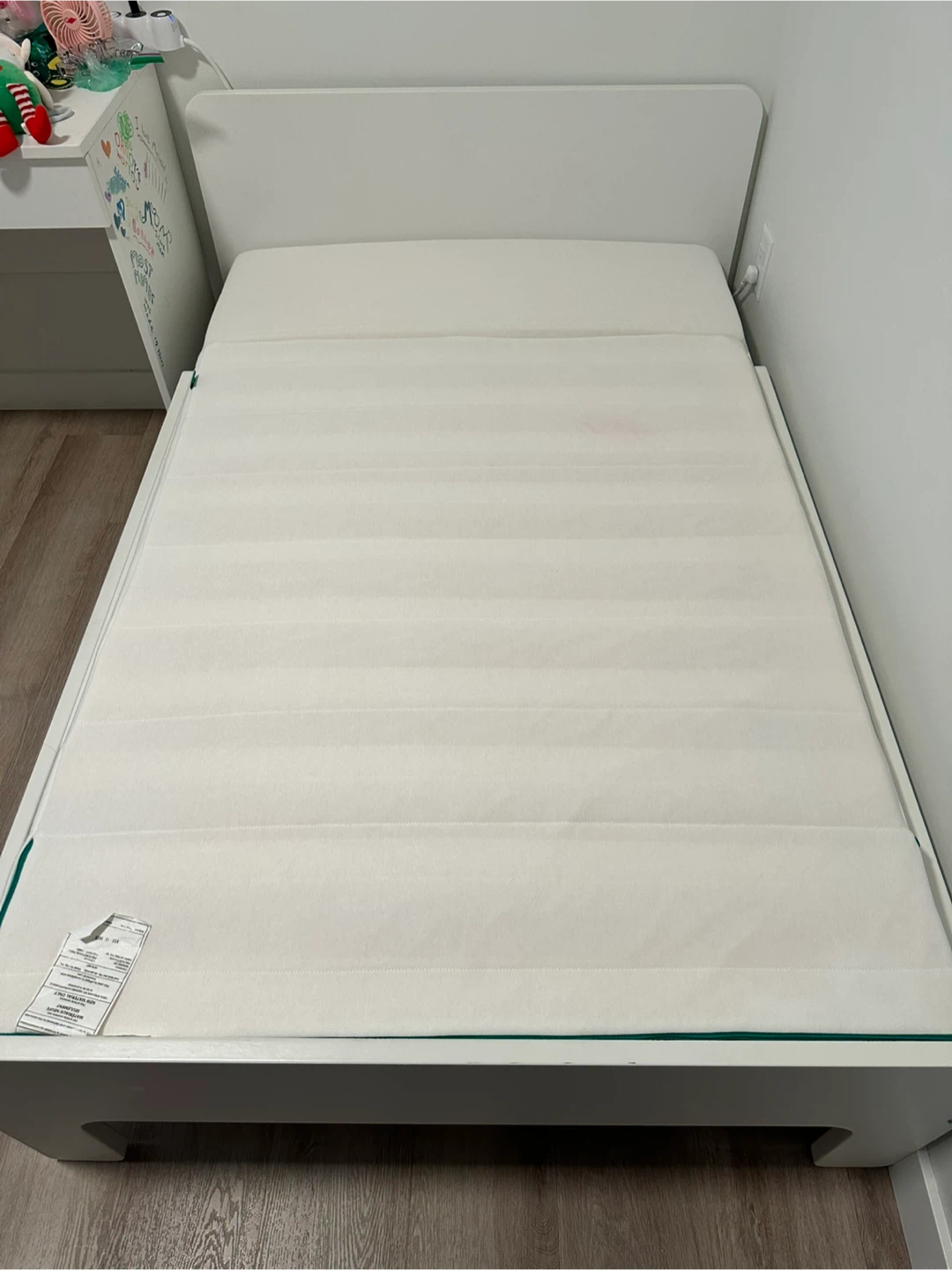 IKEA Sundvik Extendable Bed Frame with Mattress