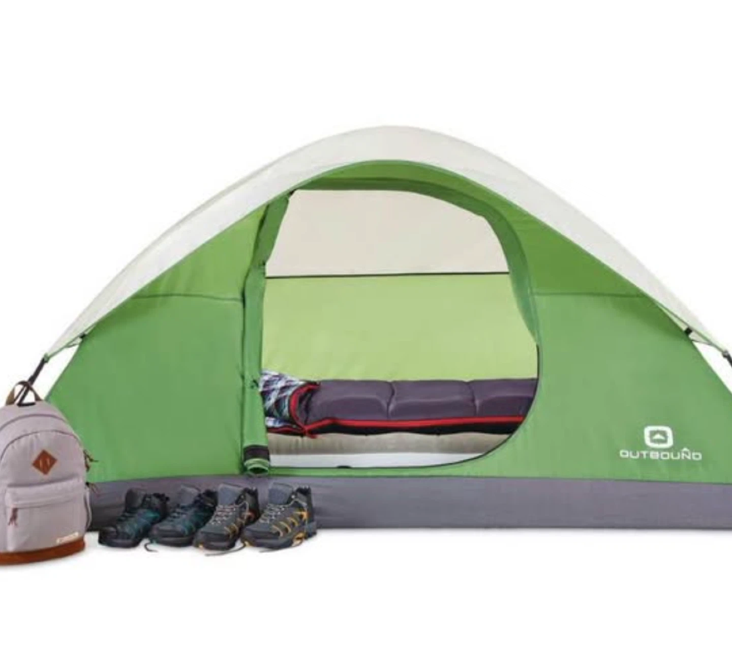 Outbound 2-Person Dome Tent - Green & Beige - photo 5
