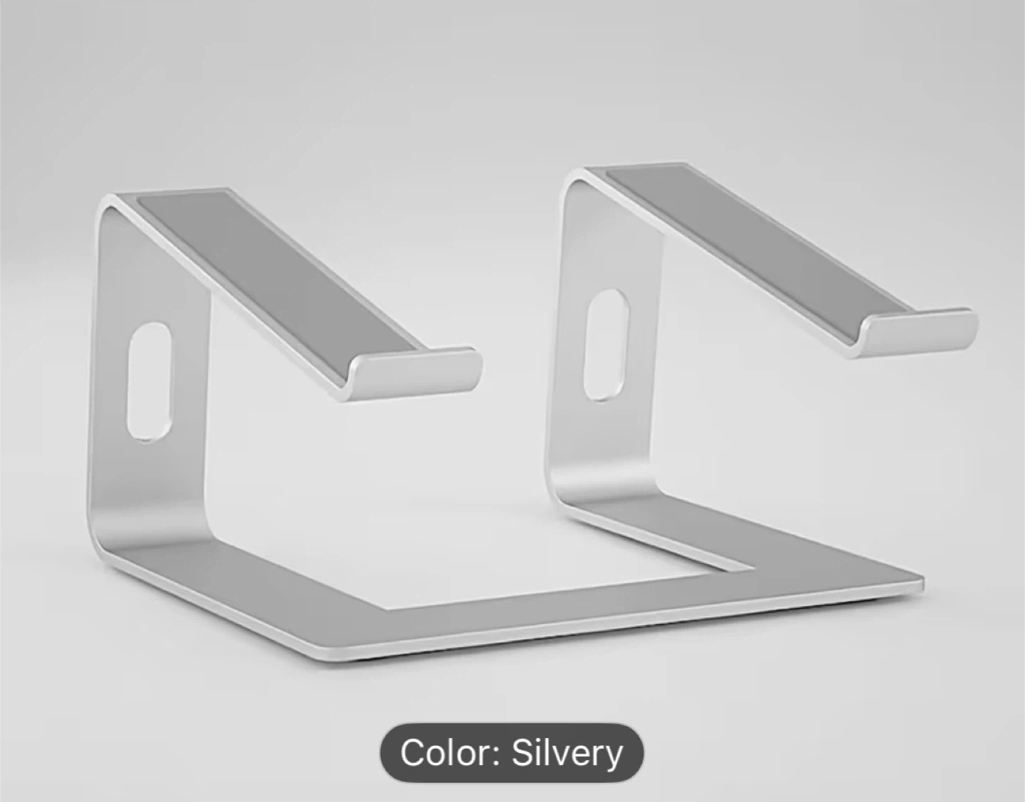 Silver Laptop Stand