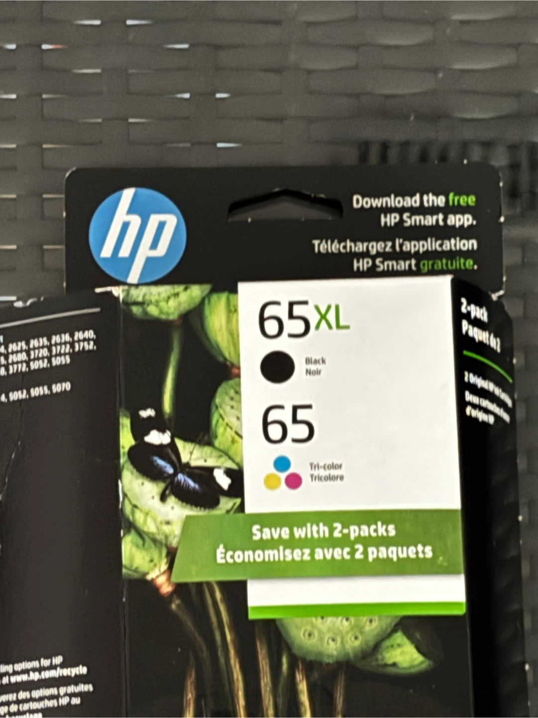 HP 65XL Black & Tri-Color Ink Cartridge