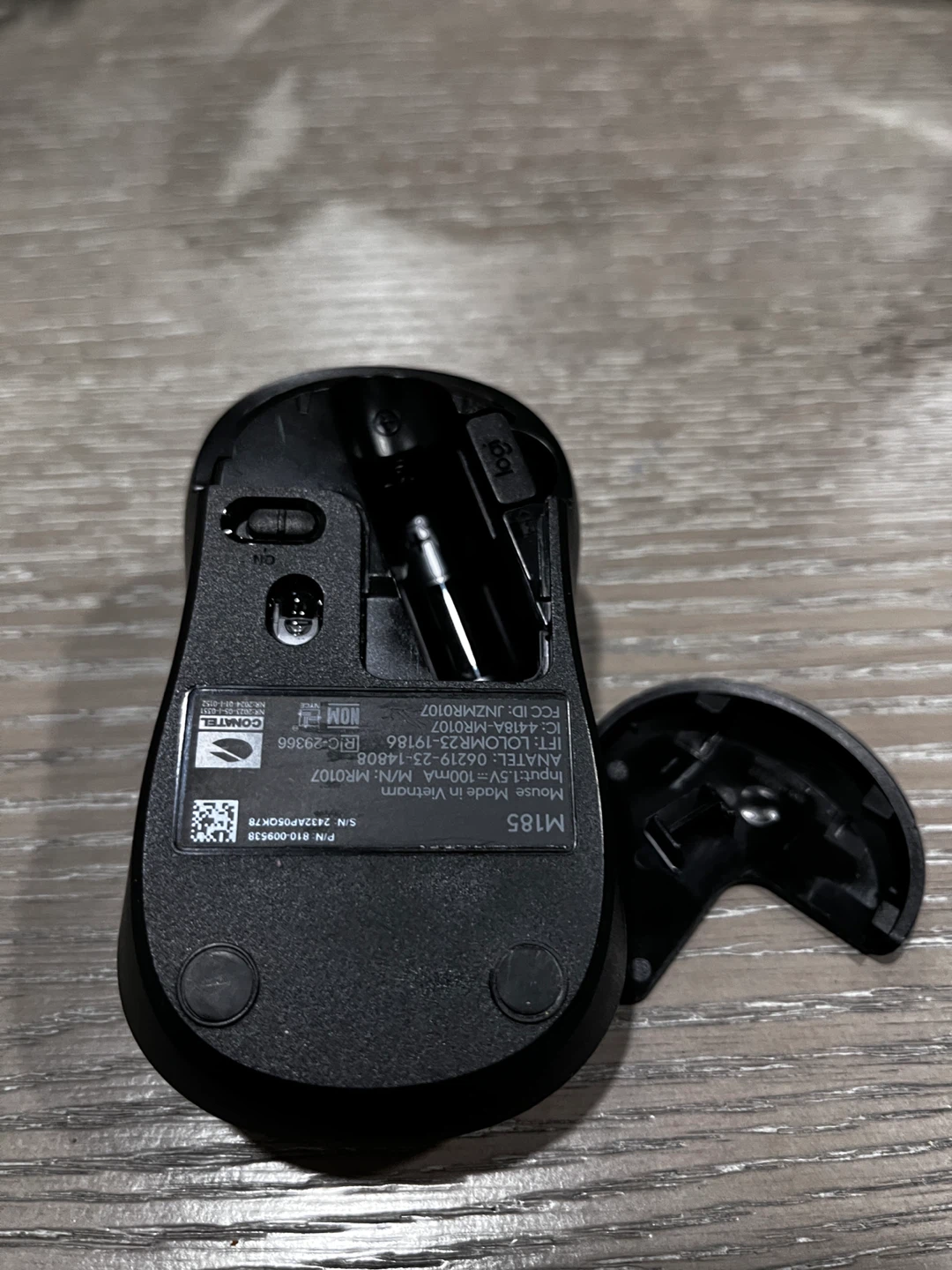 Logitech M185 Wireless Mouse - Red - photo 4