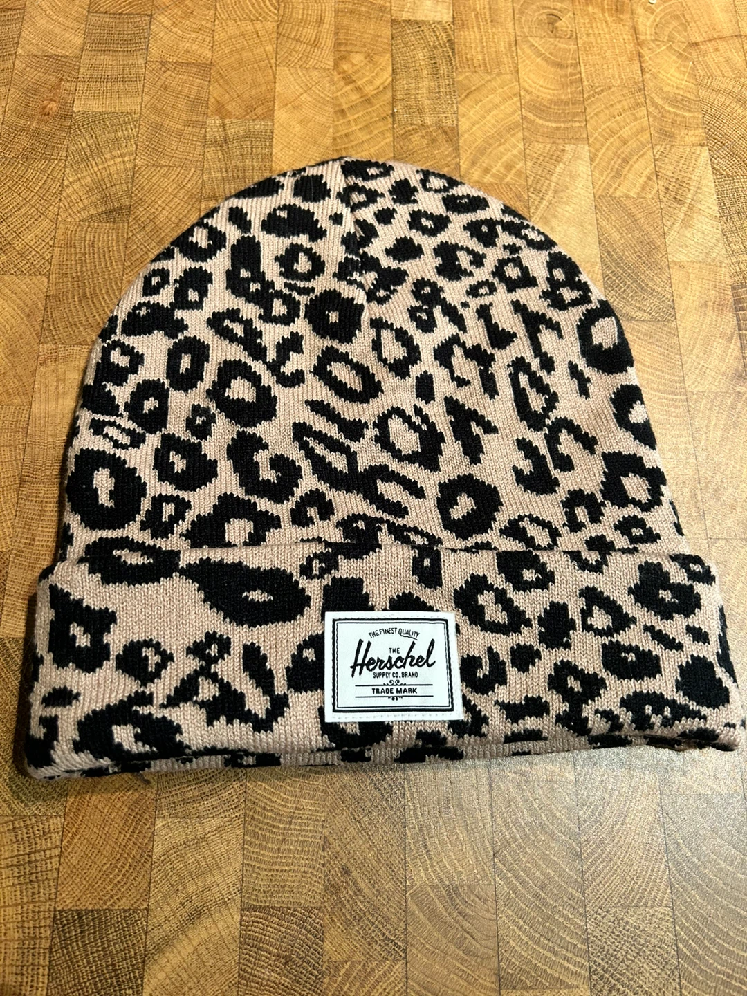 Herschel Supply Co. Leopard Print Beanie